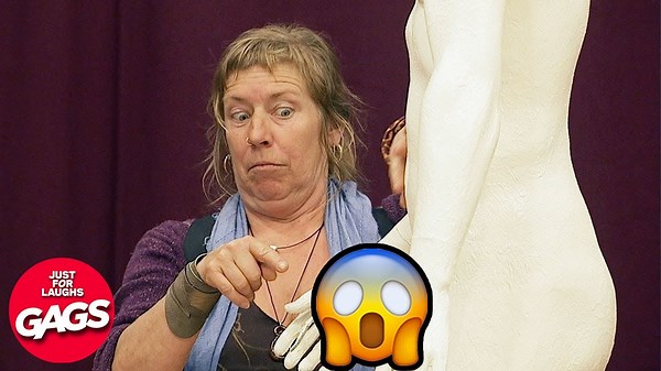 Hilarious Museum Prank | Just For Laughs Gags