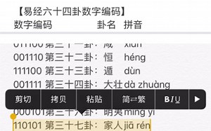快速找出对应数字编码的方法