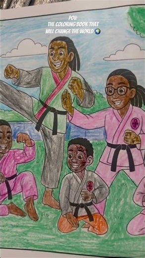 Karate 🥋 Shop true Coloring Book That Will Change The World 🌍 #hbcu #coloringbook #coloring