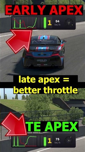 When You Finally Understand Early vs Late Apexes #simracing #racing #technique #iracing #granturismo