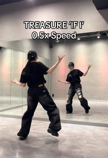 TREASURE IF I dance tutorial 0.5x speed
