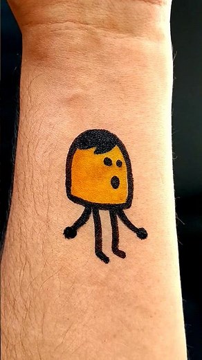 Cartoon Character Tattoo #cartoontattoo #cartoons #cartoondrawing