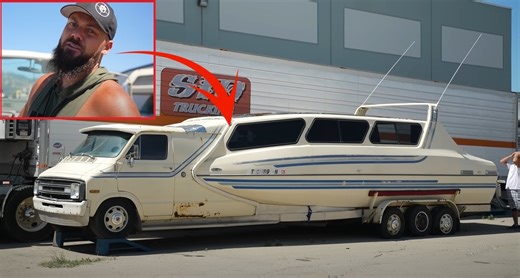 1-of-1 Boaterhome Emerges After Years of Neglect. This Man Will Bring It Back to Life