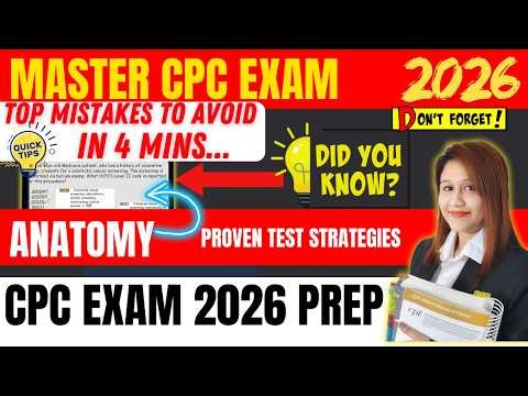 CPC Exam Anatomy Prep: Top Repeated Questions & Answers You MUST Know!