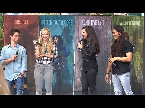 Descendants cast interview during Fan Event at Downtown Disney