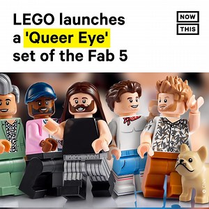 The Fab 5 of the Netflix series 'Queer Eye' is now immortalized as a LEGO set. LEGO announced the release on Twitter on Tuesday, saying, 'The LEGO world never looked so bright!' The collection released on October 1 includes the whole gang: Tan France, Bobby Berk, Antoni Porowski, Karamo Brown, Jonathan Van Ness, and even include the French bulldog, Bruley. | NowThis