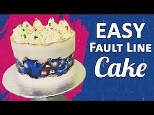 FAULT LINE CAKE | How to Make Fault Line Cake Easily | Tutorial