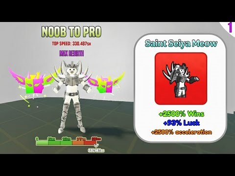 Saint Seiya Meow - Max rebirth & Battle Cat Training Roblox #1