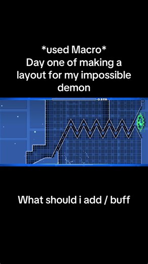 Day One of Crafting My Impossible Demon Layout