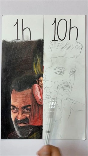 CM Vijay 🔥 Jana Nayagan Drawing ✍️ | Thalapathy Vijay Realistic drawing #shorts