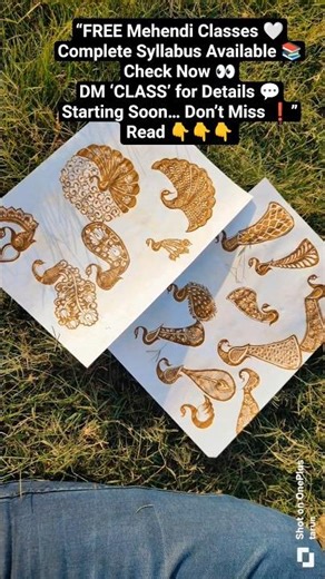 Free Mehendi Classes 😳 | Complete Syllabus + Start Now ✨#viral #ytshorts #tarunhennaart