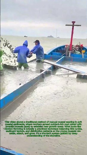Throwing MUD Into Ocean Secret of Mussel Farming: a Soft-Shell Seed Farm Traditional Manual Seeding