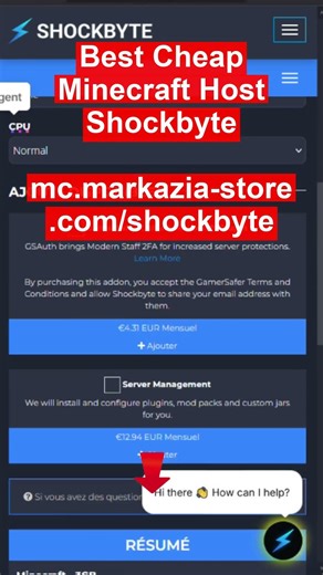 Best Cheap Minecraft Host: Shockbyte