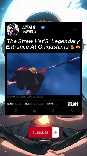 The Straw Hat's Legendary Entrance at Onigashima 🔥👒
