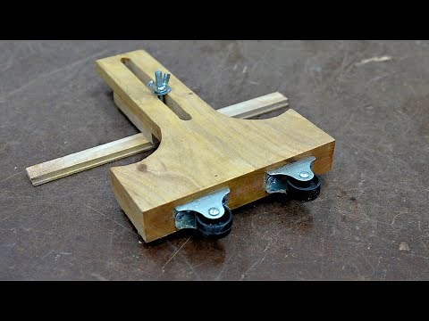 DIY Wheeled Table Saw Featherboard