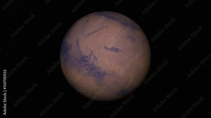 Planet Mars animation
