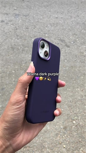 iPhone 13 Starlight Case in Dark Purple