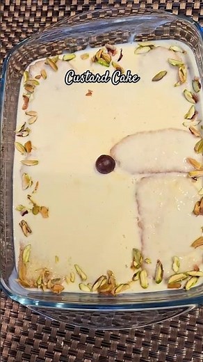 Custard Cake Recipe | How to Make Custard with Leftover Cake