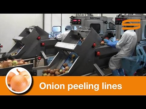 Onion peeling lines - Sormac