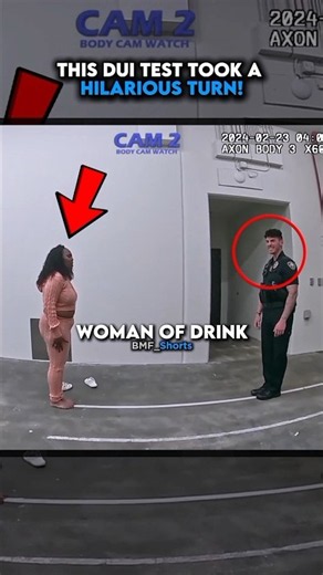The funniest DUI test you’ll ever see! 😂#police