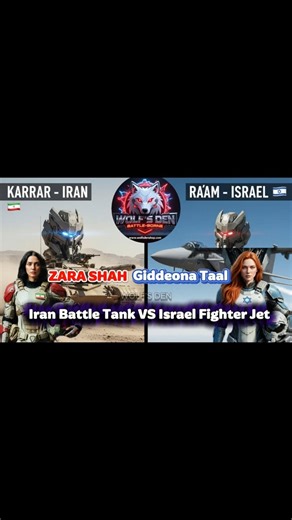 Small Screen: Mech Commando #2 Zara Shah vs Giddeona Taal – Tank vs Fighter Jet | Iran Versus Israel