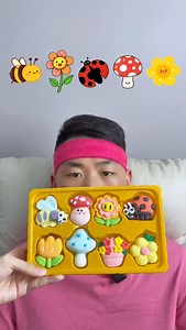 ASMR Eating Insect & Flower Candy 🐝🍄🌸🐞 Chew & Crunch Sounds 🔊 | Gogi Asmr