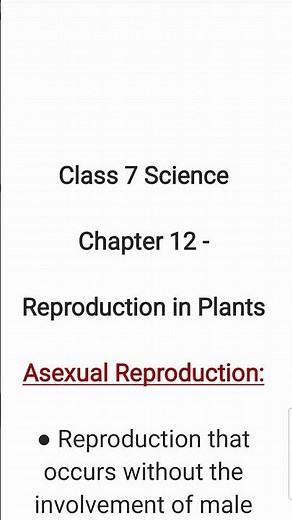 What is Asexual Reproduction? Class 7 Science/Reproduction in Plants