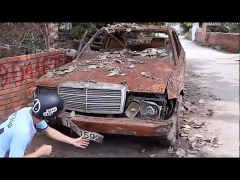 Fully restoration Mercedes Benz supercar after 40 years of rusty operation | Restore and rebiuld