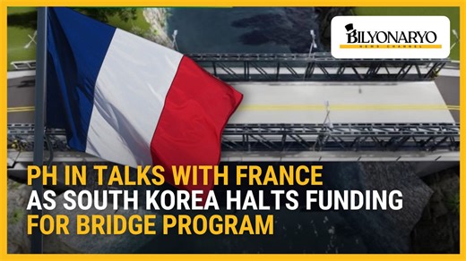 #Business360 | The finance department is turning to France to fund the 28-billion-peso rural modular bridge project, after reports that South Korea halted support amid corruption concerns. | Bilyonaryo News Channel
