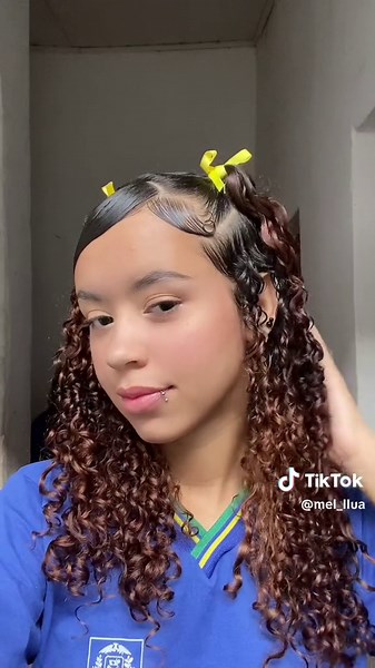 Tutorial de Penteados com Creme para Cabelo Cacheado