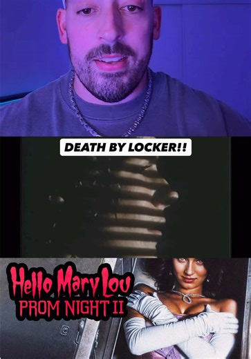 HELLO MARY LOU: PROM NIGHT 2 DEATH BY LOCKER 🧠 #horrormovies #horror #horrorfilms #slashermovies #slashers