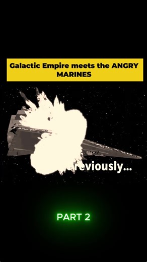 Galactic Empire meets the ANGRY MARINES -2 #warhammer40k #Animation #starwar #galacticempire #spacemarines