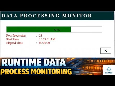 Oracle APEX- Progress Bar with Data Processing History