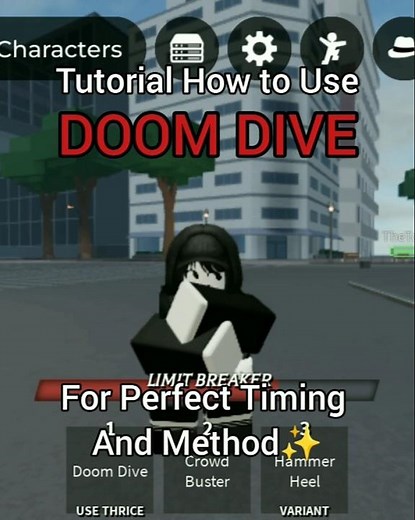 Tutorial on how to use Doom Dive from Cosmic Garou #roblox #thestrongestbattlegrounds #tutorial