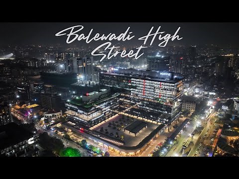 Balewadi High Street | Cinematic 4K drone video | Baner - Pune city | Pune IT Park