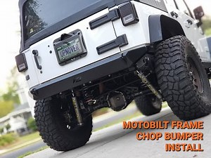 Motobilt Frame Chop Bumper | Jeep JKU Rear Bumper Install | DIY