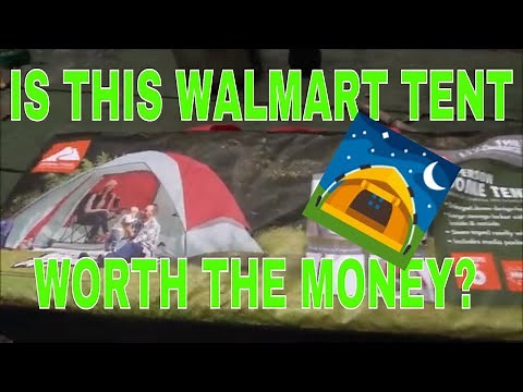 Full Set Up And Review Ozark Trail 6 Person Dome Tent From Walmart