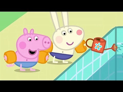 Swimming with Peppa and George | Peppa Pig Official Channel Family Kids Cartoons
