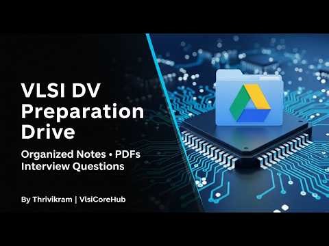 VLSI DV Preparation Drive Tour | Complete Resources for Digital, Verilog, SV & UVM | VLSI Core Hub