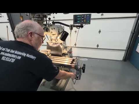 Sharp LMV-50 DVS Vertical Knee Mill W/ Digital Variable Speed, 3 Axis Acu-Rite DRO