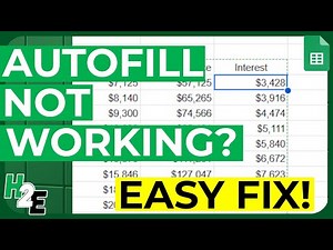 How to Autofill in Google Sheets