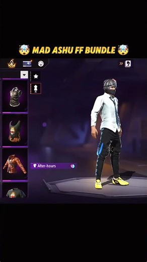 MAD ASHU FF KA BUNDLE DIKHAO 🤯☠️ | #freefire #sablack100k #shorts
