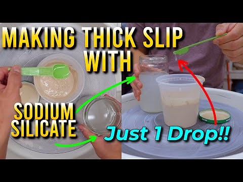 The Secret to Amazing Clay Texture: Making Thick Slip with Sodium Silicate