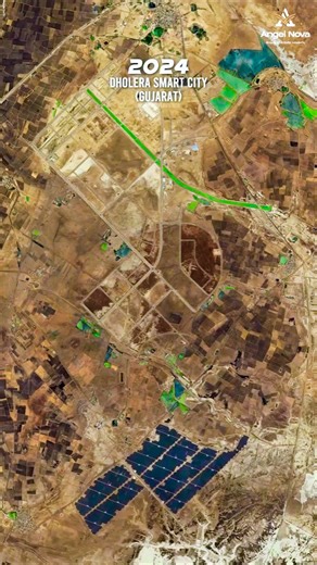 Dholera in 2014 vs Now | The Rise of India’s First Smart City. #dholera #smartcity