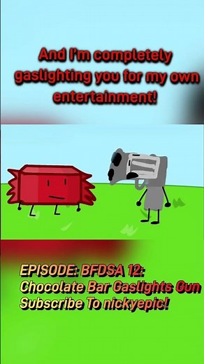 Gun gets TRICKED #bfdi #bfdia23 #objectshowcommunity