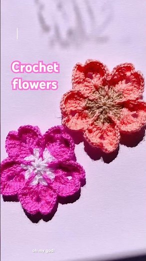Wait… ONLY 4 rounds?! 🌸 Easy Crochet Flower (Free Pattern • 5 min)