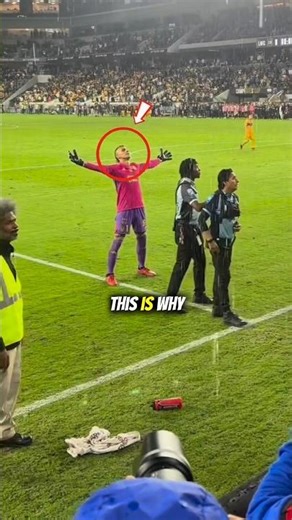 This goalkeeper is aura farming 😱