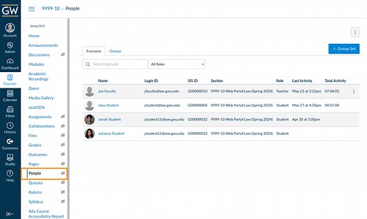 GW Law Library: Library Guides: Teaching an ON Course: Getting Started
