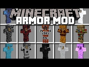 Minecraft BLOCK ARMOR MOD / WEAR AND SURVIVE WITH THE BLOCKS ARMOR!! Minecraft