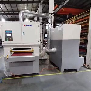 [Hot Item] Metal Plate Grinding Polisher Machinery Steel Deburring Machine with Rotary Brush